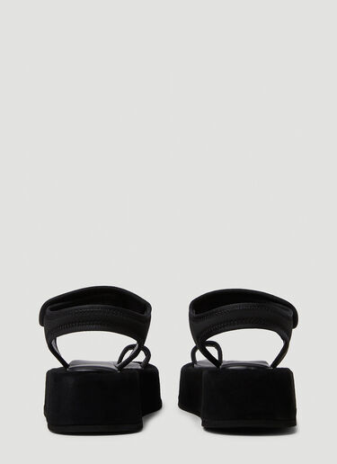 フラットフォームサンダル WARDROBE.NYC フラットフォームサンダル ブラック war0249006