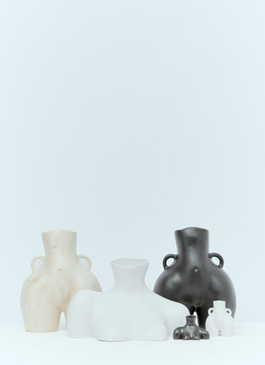 Anissa Kermiche ラブハンドル花瓶 ホワイト ank0355002