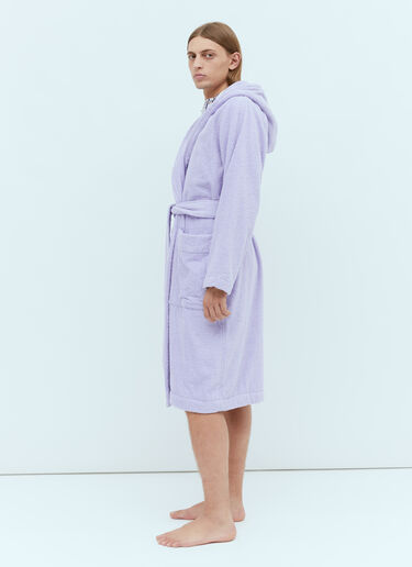 Tekla Hooded Bath Robe Purple tek0349012