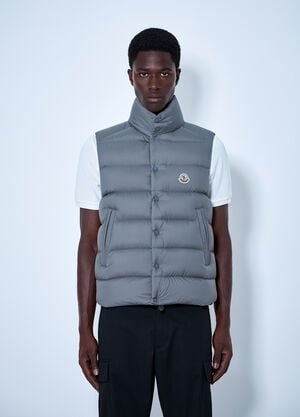 Moncler Tibb Down Gilet Grey mon0142081