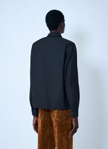 Dries Van Noten Nylon Shirt Black dvn0162008
