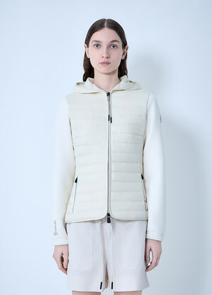 Moncler Grenoble Hooded Puffer Jacket White mog0264009