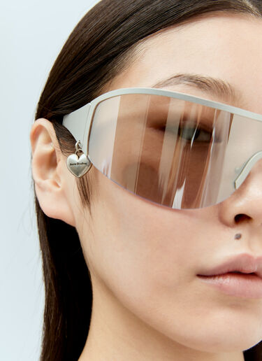Acne Studios Metal Frame Sunglasses Silver cns0356002