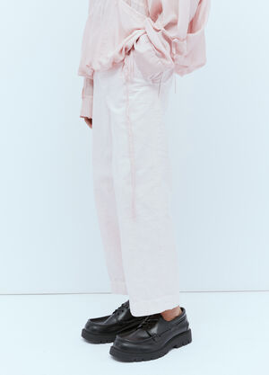 Dries Van Noten Twill Cargo Pants Pink dvn0154009