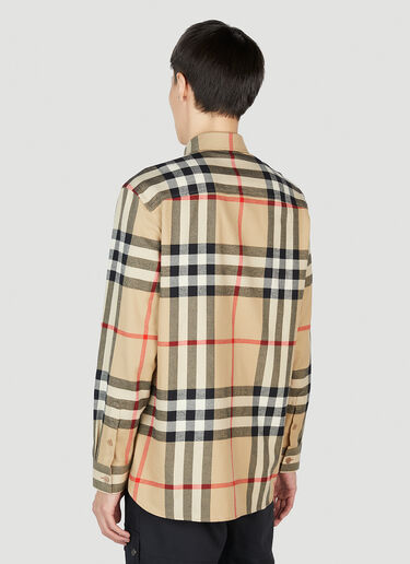 Burberry 经典格纹衬衫 米色 bur0151010