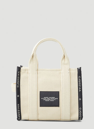 Marc Jacobs Logo Print Mini Tote Bag Cream mcj0247076