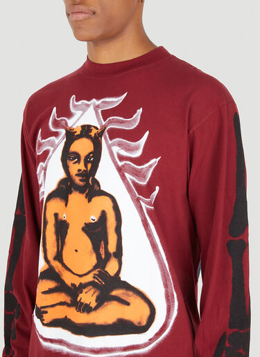 Come Tees Amulet Long Sleeve T-Shirt Red com0350001