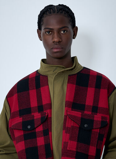 Check Coat Junya Watanabe Check Coat Khaki jwn0162004