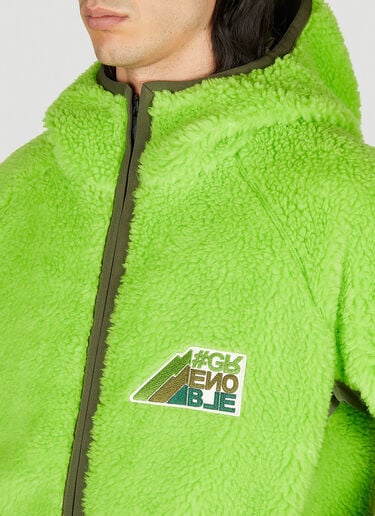 Moncler Grenoble テディジップアップジャケット グリーン mog0153003