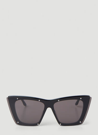 Alexander McQueen Cat Eye Sunglasses Black amq0248052