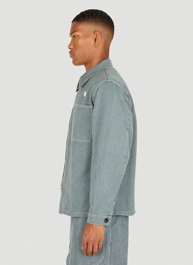 OAMC RE-WORK Swiss Army Shirt Blue omr0150002