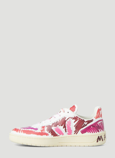 Marni x Veja Low Top Scribble Sneakers Purple mnv0248002