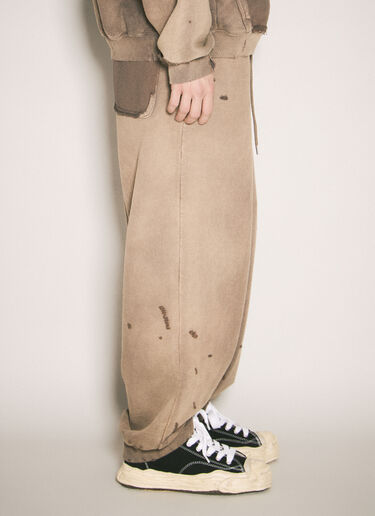 Maison Mihara Yasuhiro Sun Faded Track Pants Brown mmy0158005