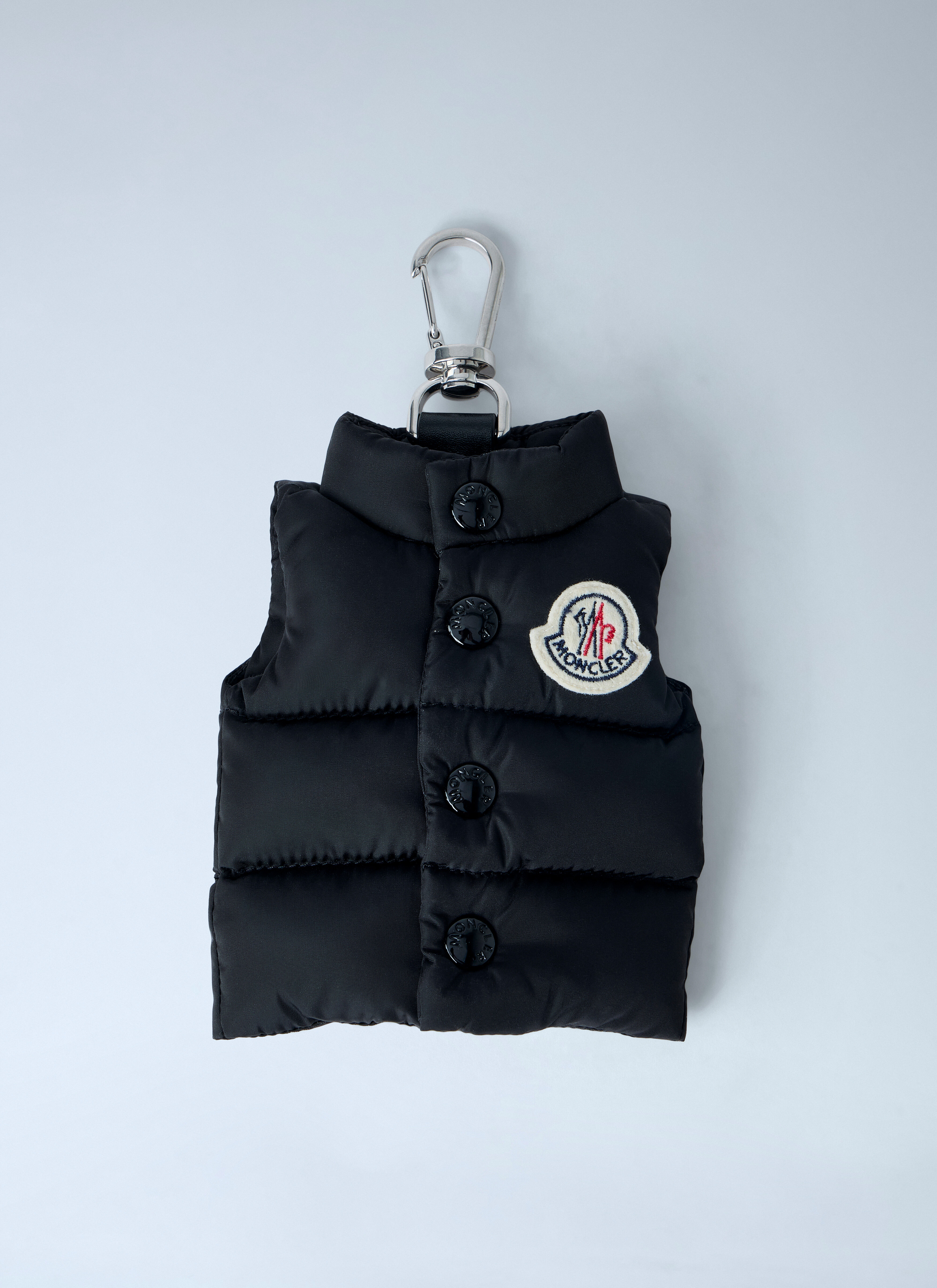 Moncler Men's' Puffer Keyring Charm in Black | LN-CC®