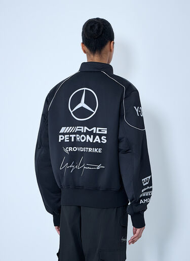 Y-3 MERCEDES Embroidered Logo Jacket Black yyy0364066