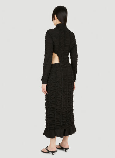 Ester Manas Covering Ruffled Dress Black est0248002