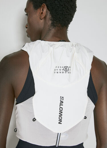 MM6 Maison Margiela x Salomon Logo Applique Lycra Gilet Beige mms0354001