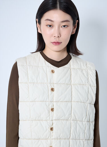 Lemaire Wadded Gilet Cream lem0260001