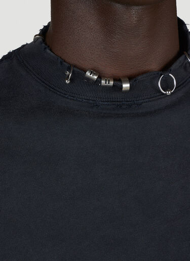 Balenciaga Pierced Sweatshirt Black bal0154016