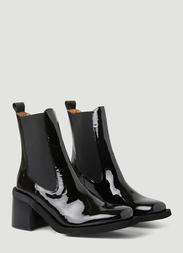 GANNI Heeled Chelsea Boots Black gan0247046