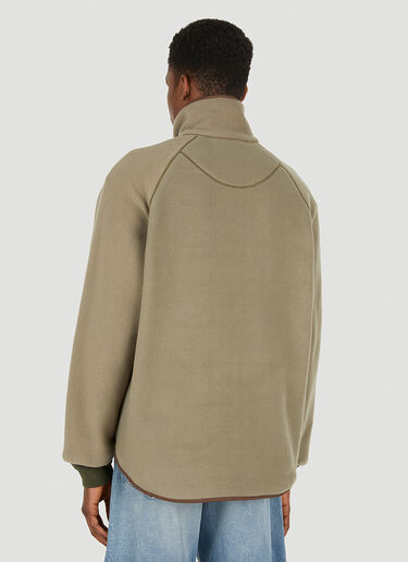 Acne Studios Polar Fleece Jacket Khaki acn0148012