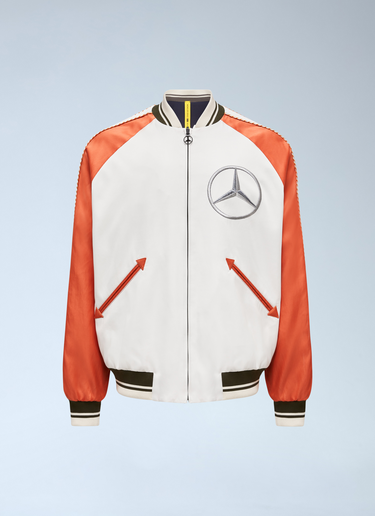 Moncler x Mercedes-Benz by Nigo Satet 飞行员夹克 橙色 mmn0160003
