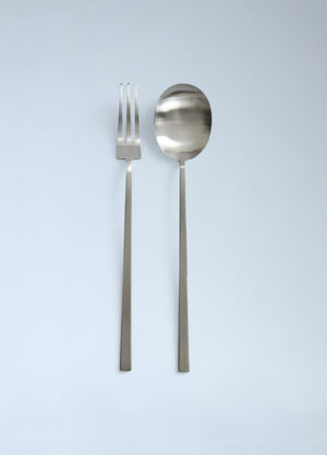 Fornasetti Kogei Salad Servers Black wps0691828