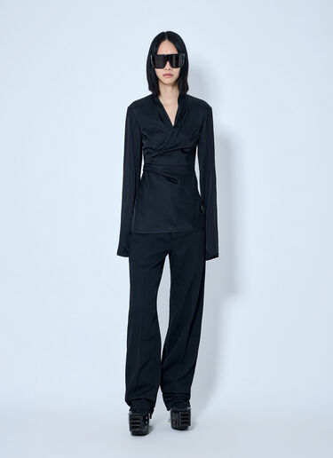 LN-CC® - Rick Owens: Geth Jeans - Black Rick Owens Geth Jeans Black ric0265025