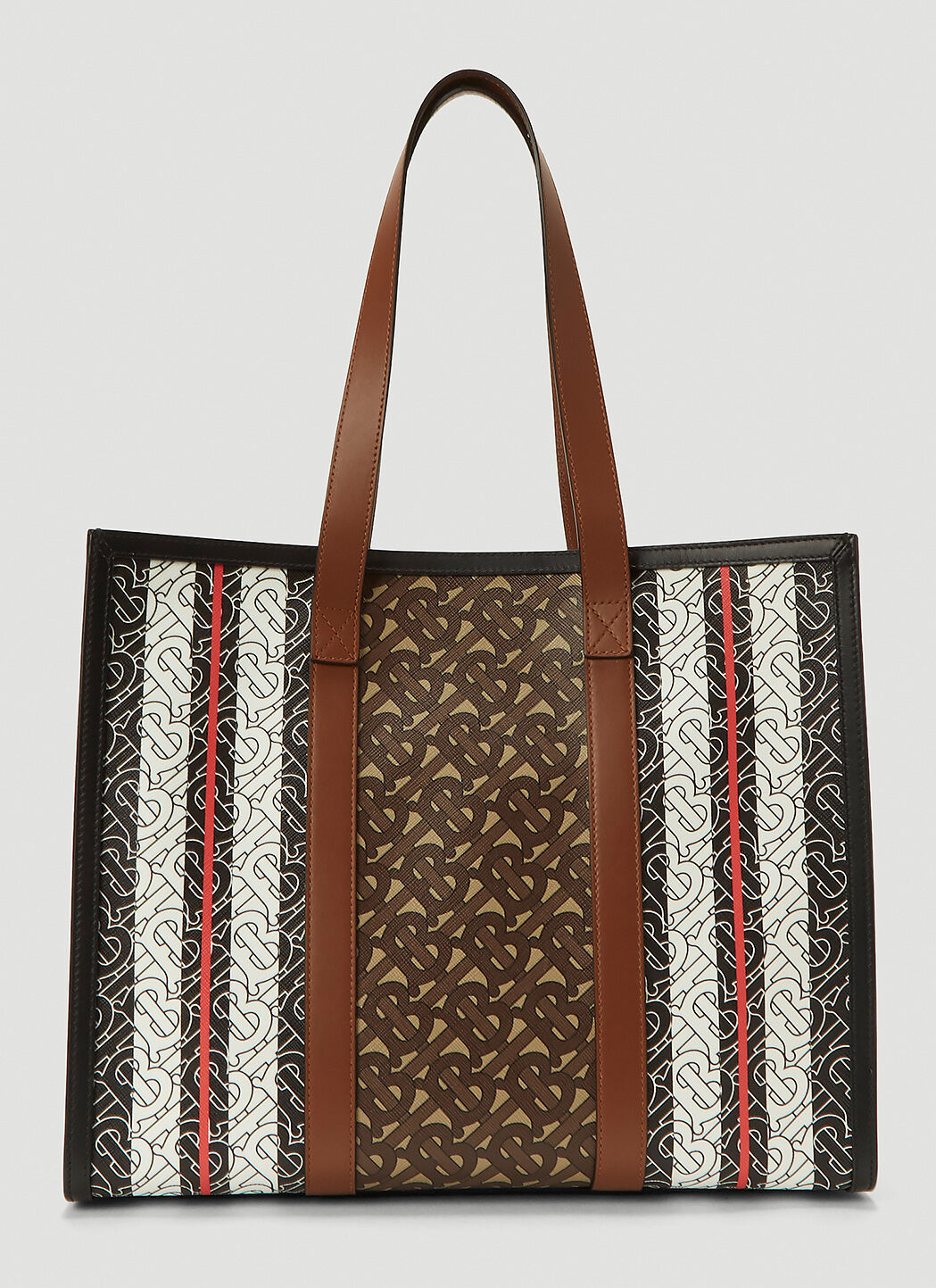 Burberry monogram tote bag shop
