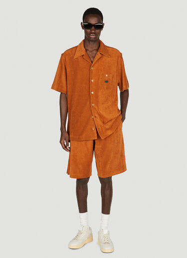 Dolce & Gabbana Towelling Short Sleeve Shirt Orange dol0152010