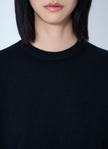 LN-CC® - Toteme: Classic Cashmere Crew Knit - Black Toteme Classic Cashmere Crew Knit Black tot0265061
