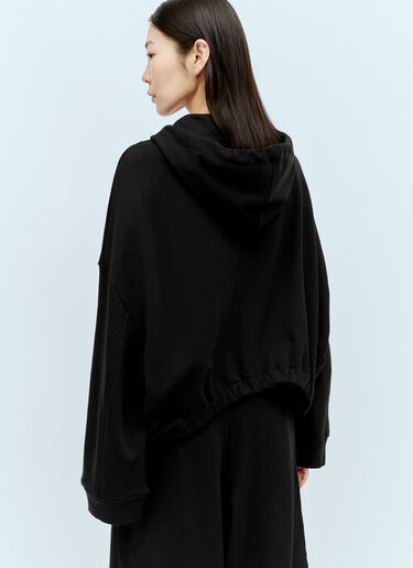 Dries Van Noten Zip-Up Hooded Sweatshirt Black dvn0256009