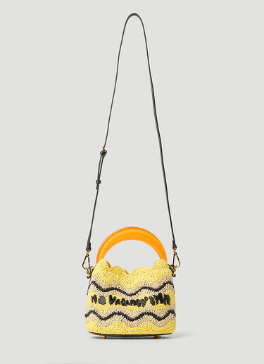 Marni x No Vacancy Venice Mini Bucket Shoulder Bag Yellow mvy0253017