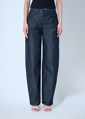 Mugler Ballon Denim Pants Black mug0259009