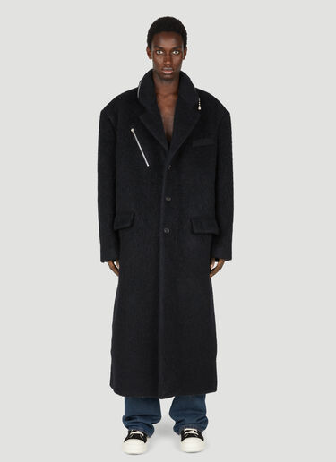 Acne Studios Brushed Wool Coat Black acn0154009