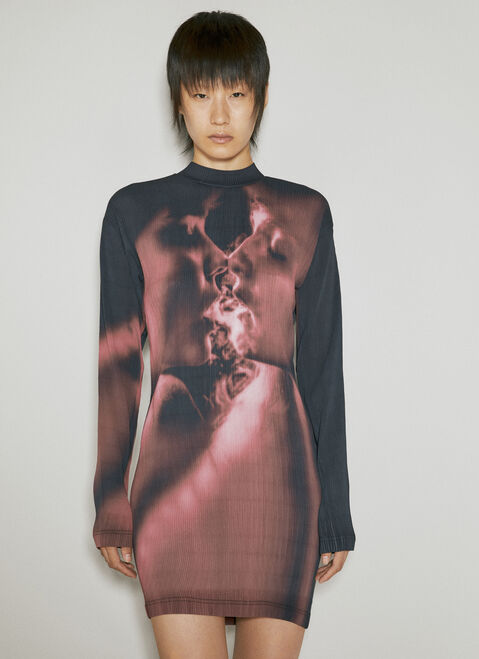 Eytys Rhye Pleated Mini Dress グレー eyt0354005