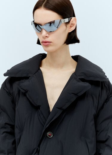 Maison Margiela Veste Matelassée en Nylon Recyclé Noir mla0353003