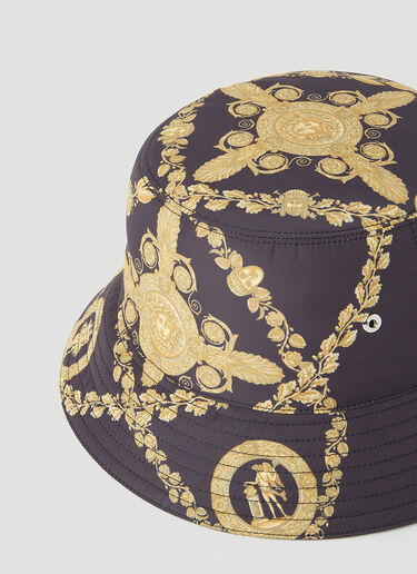 Versace 바로크 프린트 버킷 햇 골드 ver0152035