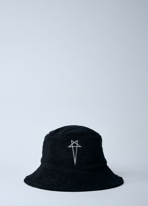 Rick Owens Beach Bucket Hat Black ric0160001