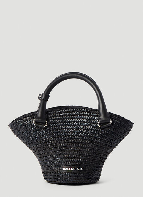 Balenciaga Mini Beach Tote Bag Black bal0254070