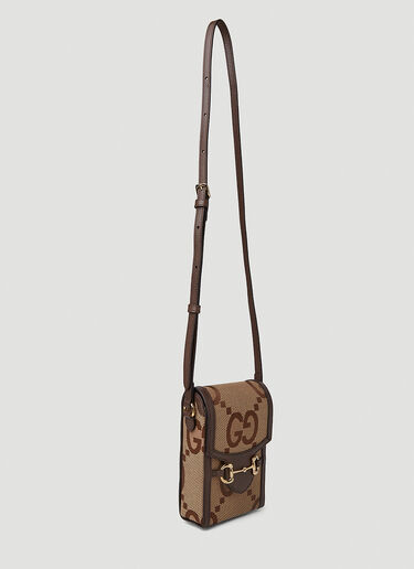 Jumbo GG Mini Phone Holder Gucci Jumbo GG Mini Phone Holder Camel guc0152165
