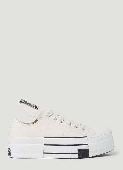 Rick Owens DRKSHDW x Converse Chunky Sole Low Top Sneakers Black dsc0354002