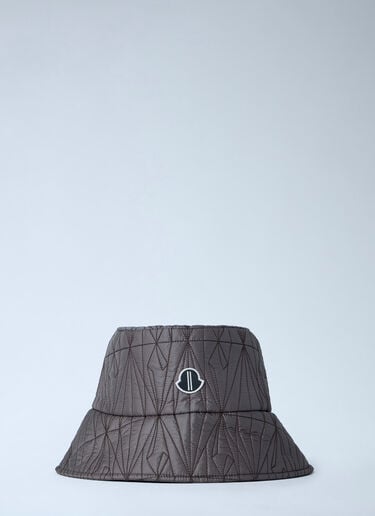 Moncler x Rick Owens Quilted Bucket Hat Grey mcs0363030