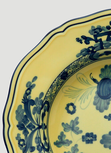 Ginori 1735 Set of Two Oriente Italiano Dinner Plate Yellow wps0670097
