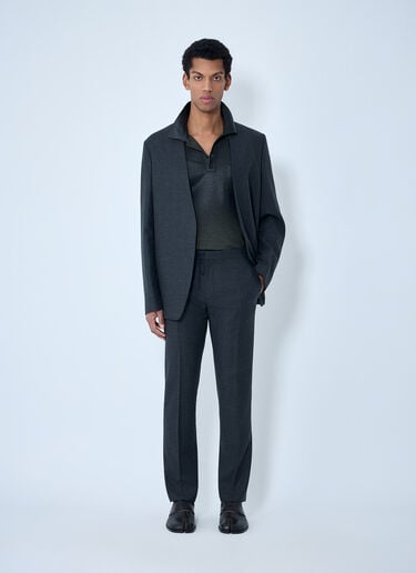 Maison Margiela Drawstring Wool Pants Black mla0164006