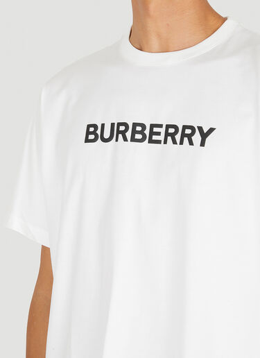 Burberry 로고 프린트 티셔츠 White bur0149010