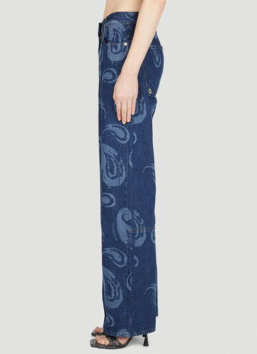 Le De Nimes Bordado Jeans Jacquemus Le De Nimes Bordado Jeans Denim jac0251047
