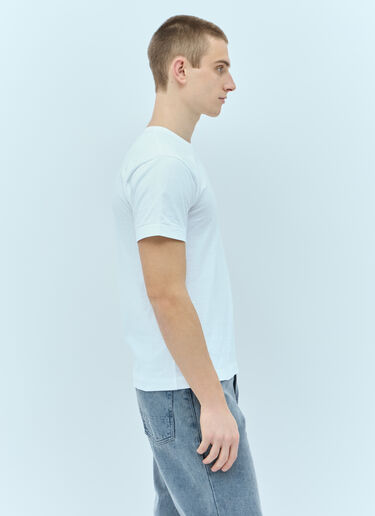 Comme Des Garçons PLAY Logo Patch T-Shirt White cpl0355012
