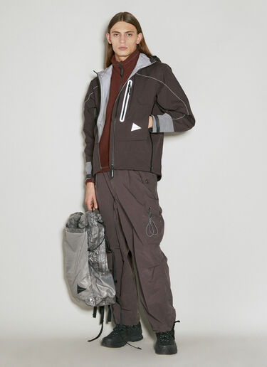 And Wander Oversized Cargo Pants Purple anw0154012