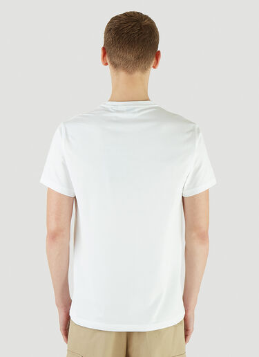 Burberry Embroidered-Logo T-Shirt White bur0145014